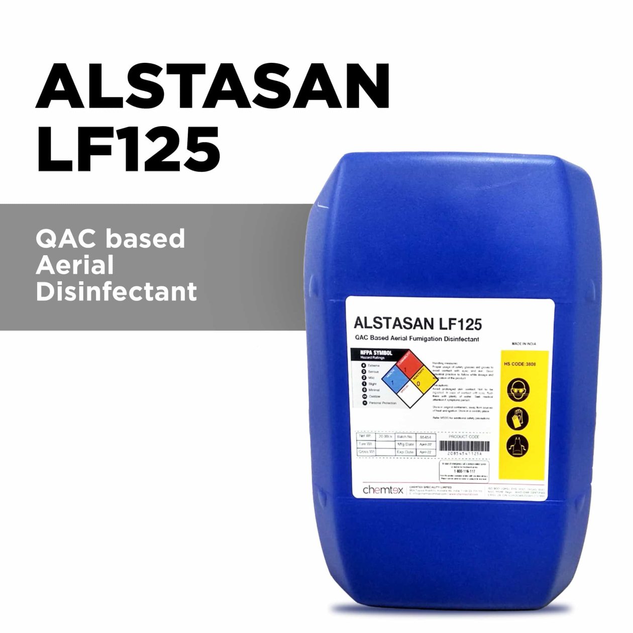 Alstasan LF125 (Quaternary Ammonium Compound based Aerial Fumigation