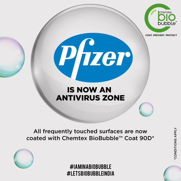 Pfizer Kolkata in Chemtex BioBubble