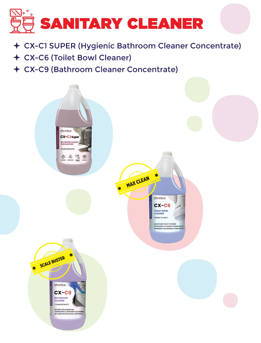 Housekeeping Chemicals -Chemtex Speciality Limited