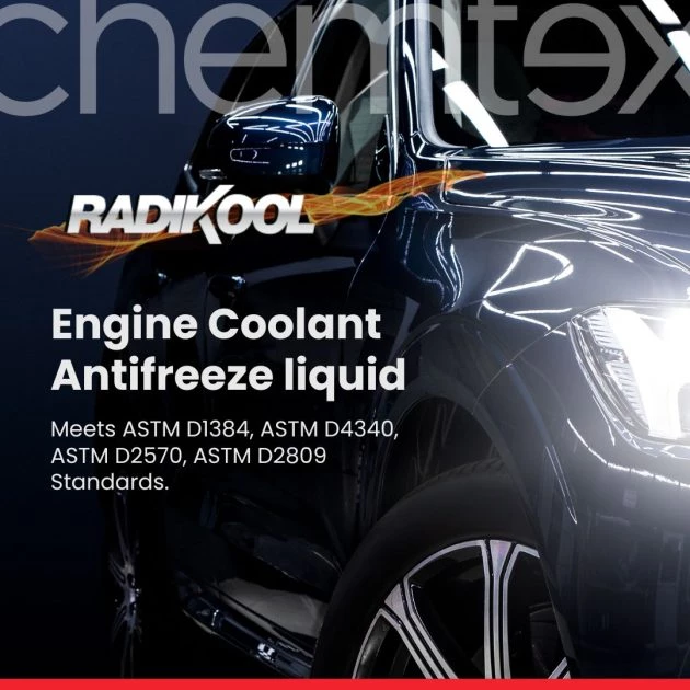 Engine Coolant Antifreeze Liquid | Chemicals Manufacturer | Radikool | Chemtex Speciality Limited