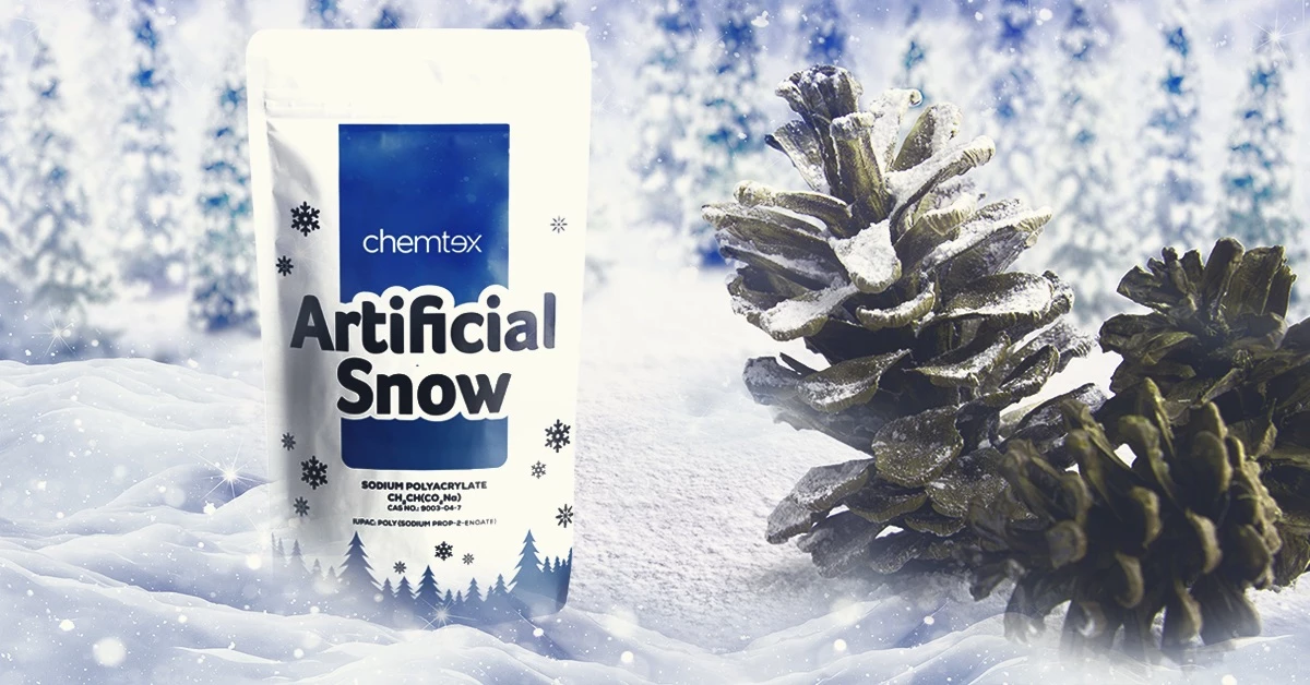 SPONSER AD chemtex artificial snow powder
